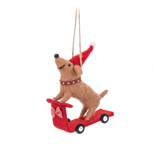 rjb-stone-santa-sausage-dog-on-a-scooter-felt-decoration