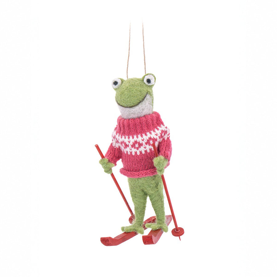 rjb-stone-skiing-frog-felt-decoration