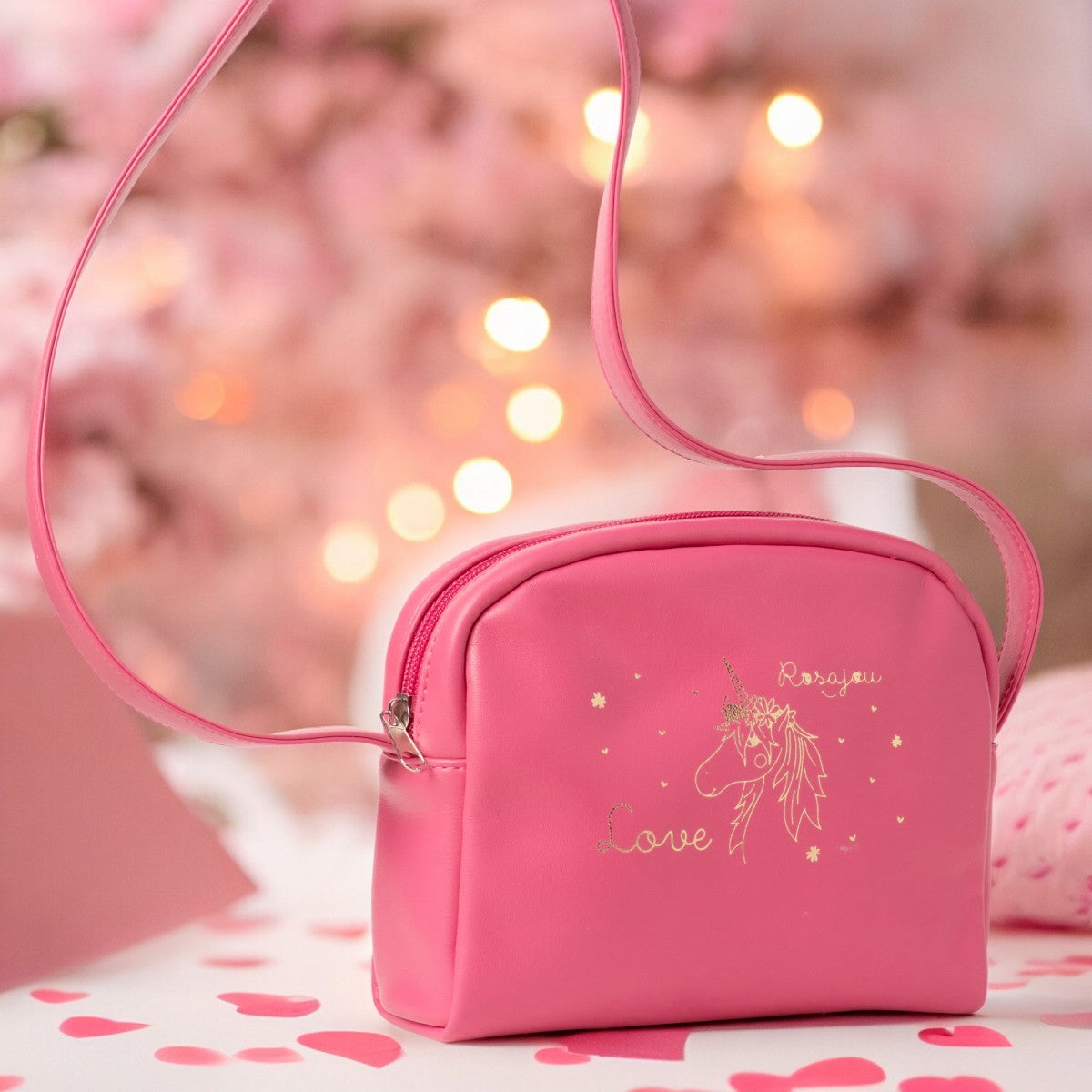 Rosajou Makeup Kit “Luxe Edition” Pink Bag