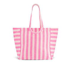 rose-in-april-tote-bag-elisa-neon-pink-stripes-ria-art000001254