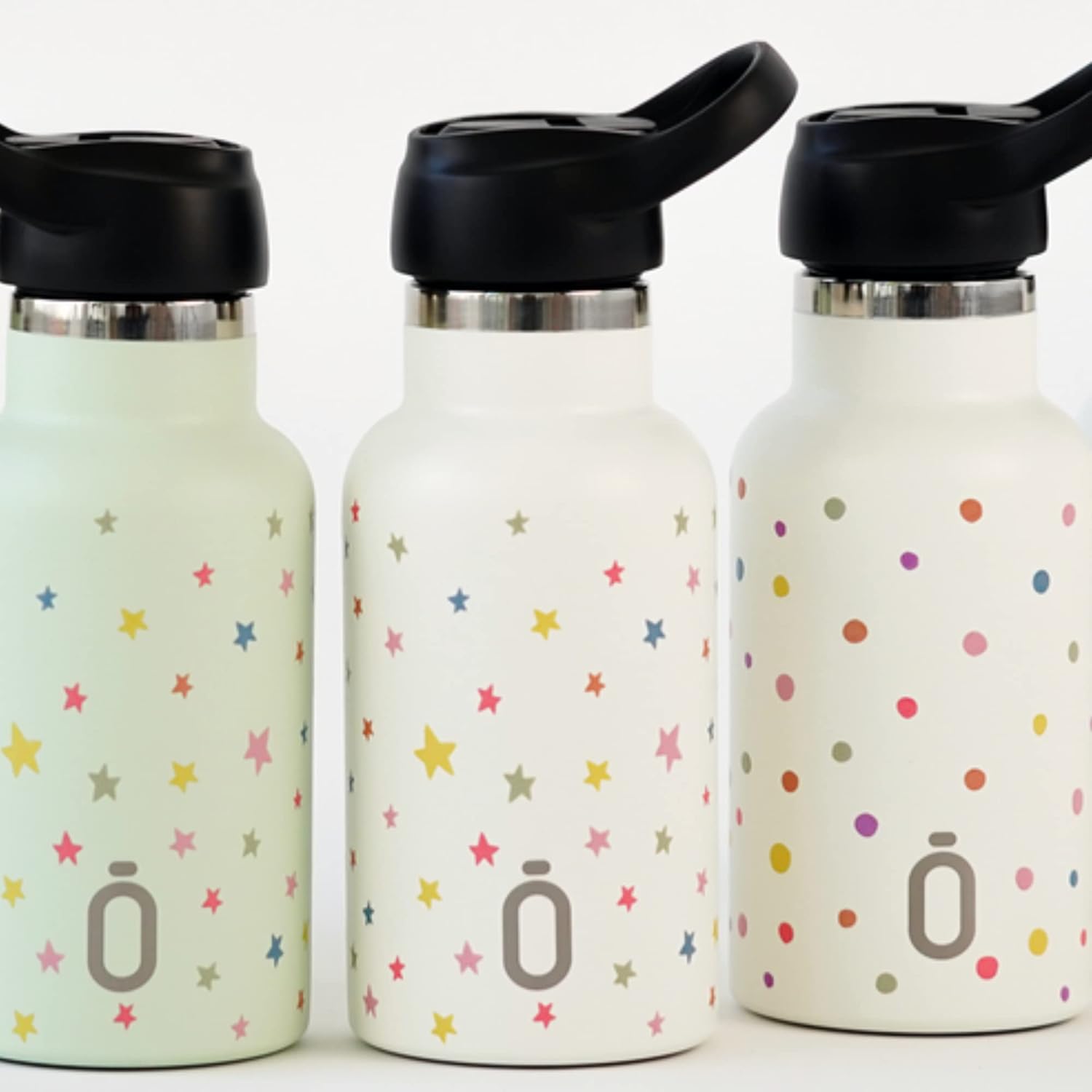 Runbott Thermal Bottle Sport+C.Sport 350 ml-7x7x18 Estrellas Cream (Publish After CS Case)