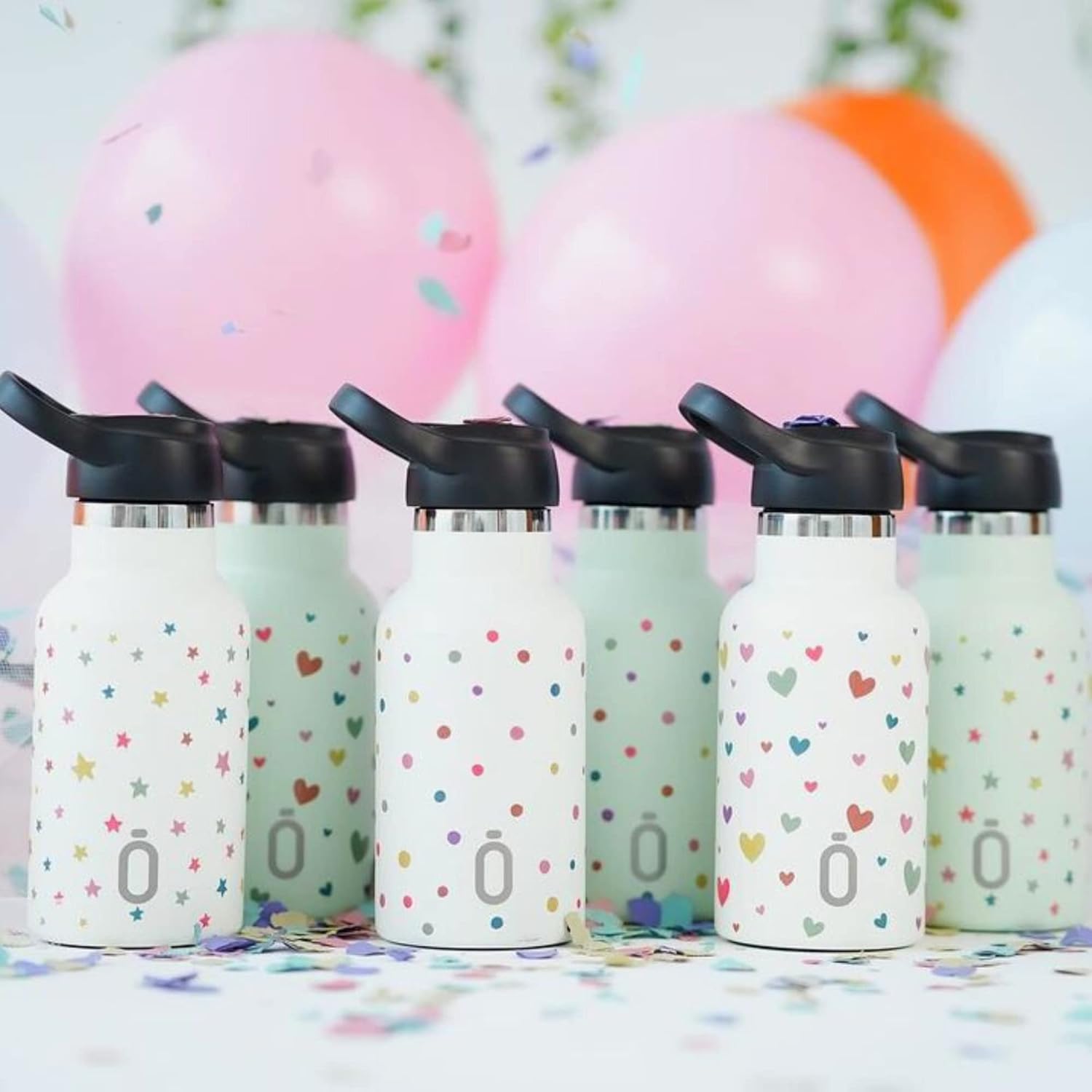 Runbott Thermal Bottle Sport+C.Sport 350 ml-7x7x18 Estrellas Cream (Publish After CS Case)