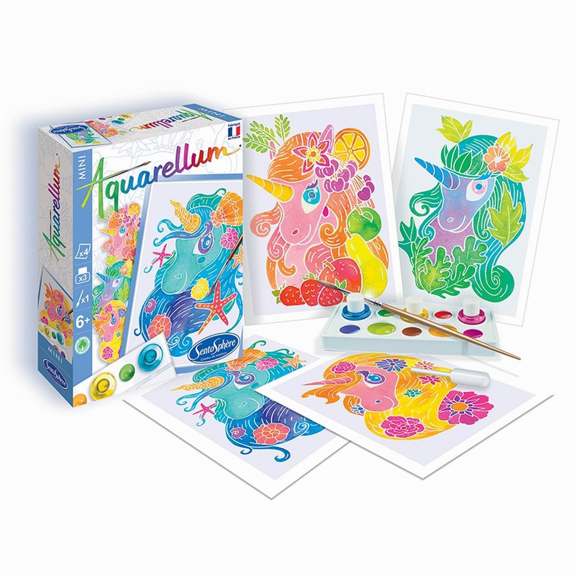 sentosph-re-aquarellum-mini-licornes-4-planches-play-toy-sent-6006-01