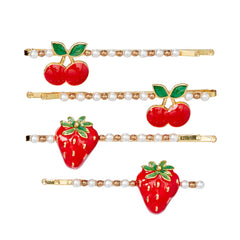 souza-hair-pins-yda-strawberry-4-pcs-card-1-card