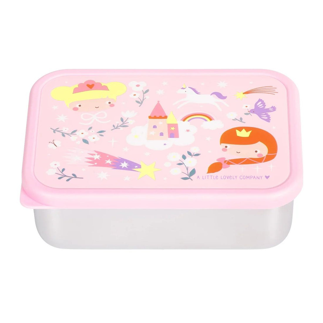 A Little Lovely Company Stainless Steel Lunch Box: Princess