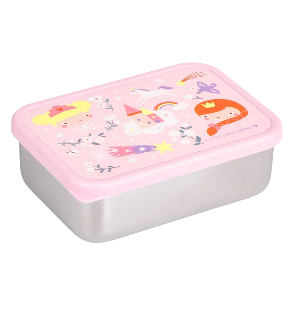 A Little Lovely Company Stainless Steel Lunch Box: Princess
