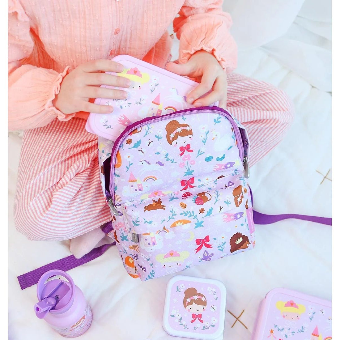 A Little Lovely Company Stainless Steel Lunch Box: Princess