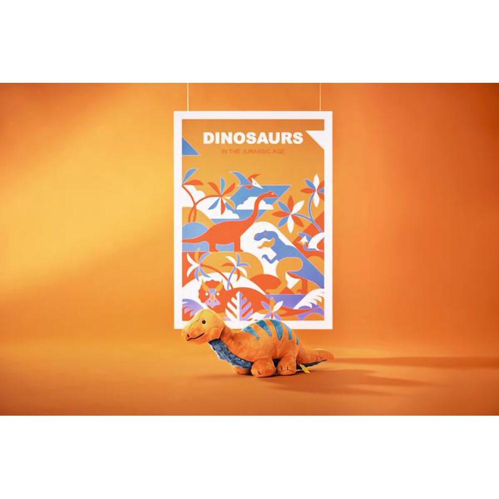 steiff-bronko-brontosaurus-orange-28cm-play-toy-stff-087837