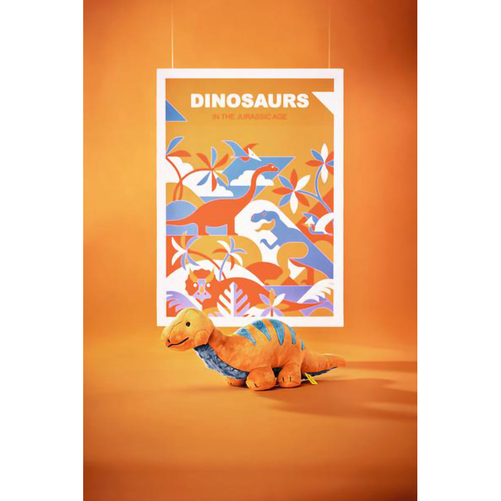 steiff-bronko-brontosaurus-orange-28cm-play-toy-stff-087837