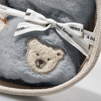 steiff-lio-penguin-with-rattle-and-bib-gift-set-multicoloured-22cm-baby-nursery-stff-242977