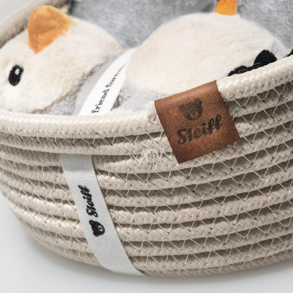steiff-lio-penguin-with-rattle-and-bib-gift-set-multicoloured-22cm-baby-nursery-stff-242977