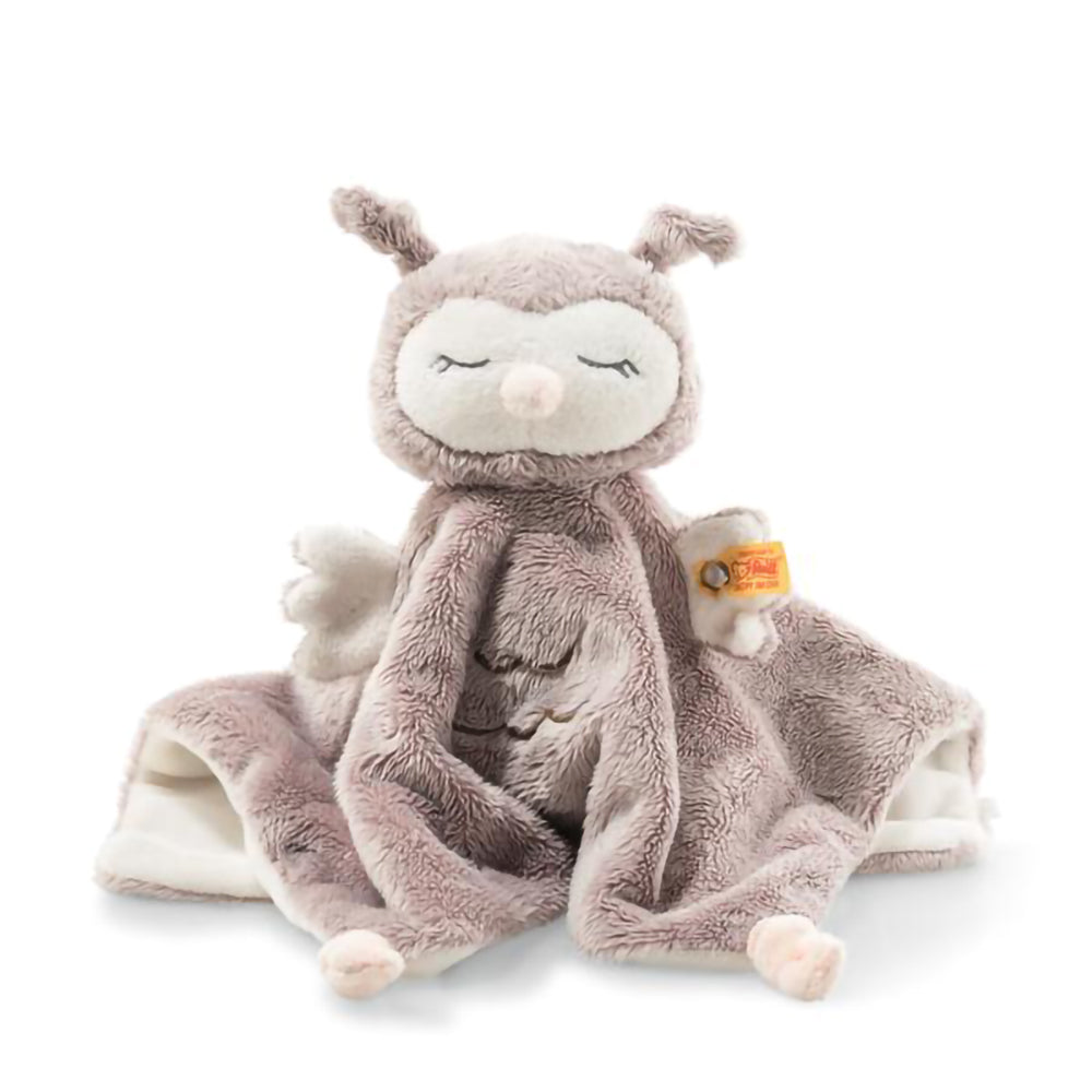 steiff-ollie-owl-comforter-beige-26cm-baby-nursery-stff-241857