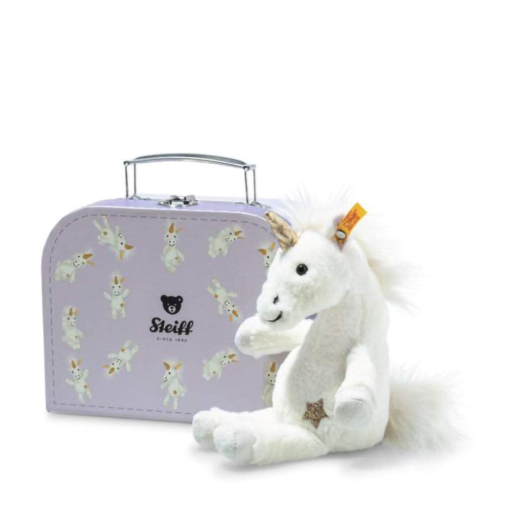 steiff-unica-dangling-unicorn-in-suitcase-white-20cm-play-toy-stff-708015
