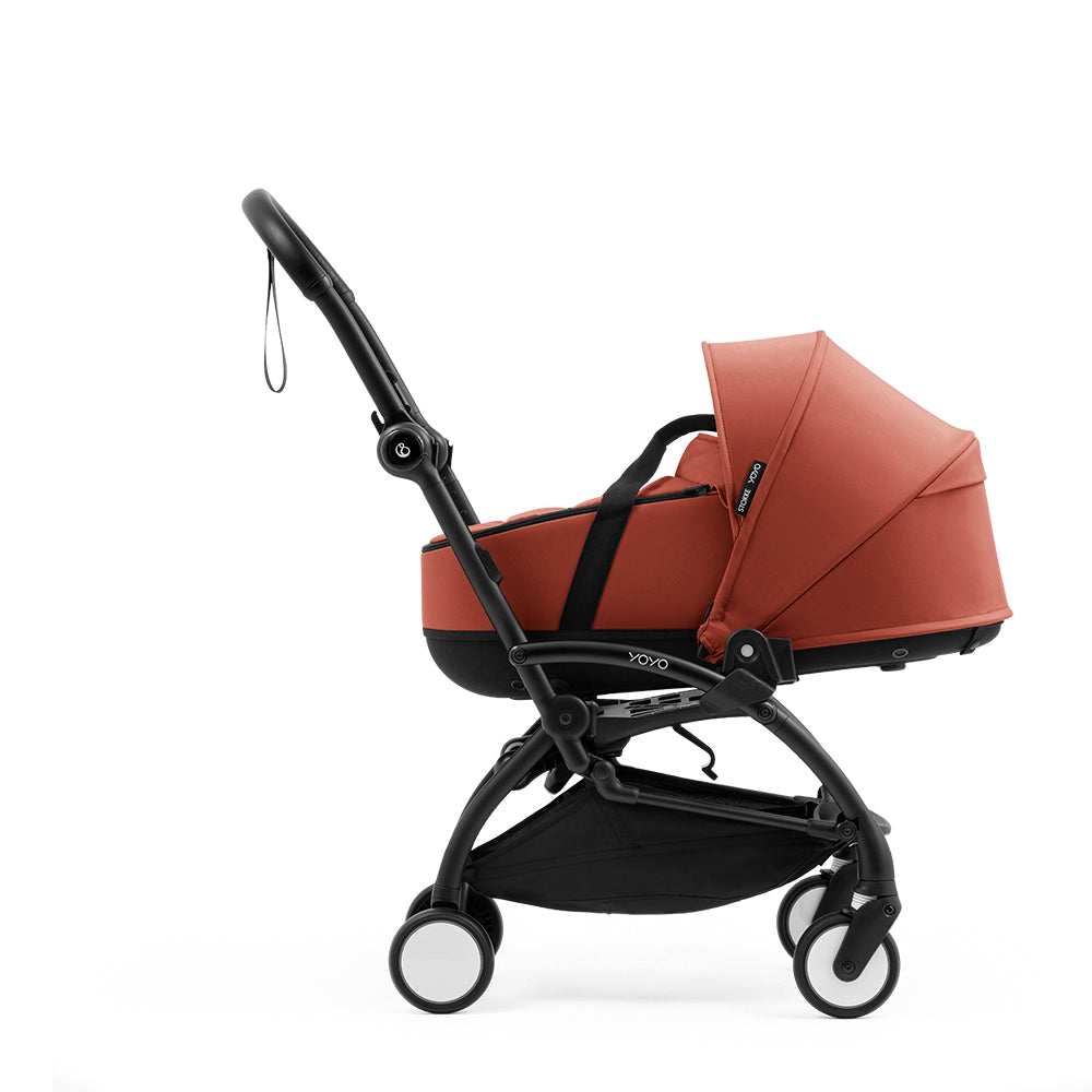 stokke-yoyo-baby-stroller-complete-set-black-frame-with-berry-seat-pack-bassinet-baby-nursery-yoyo-yo501spb05