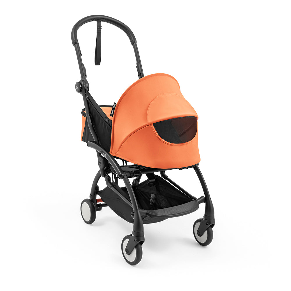 stokke-yoyo-baby-stroller-complete-set-black-frame-with-peach-newborn-pack-seat-pack-baby-nursery-yoyo-yo501npsp04