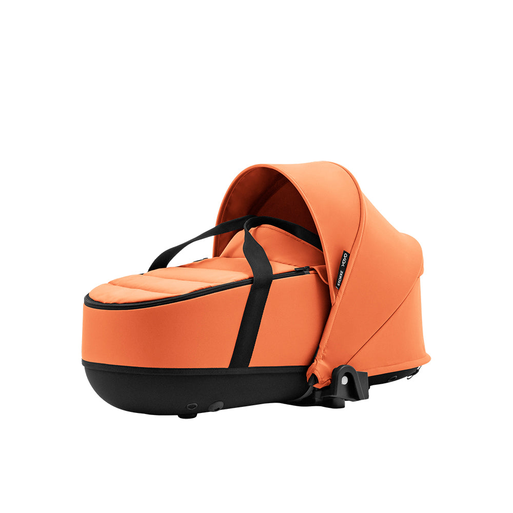 stokke-yoyo-baby-stroller-complete-set-black-frame-with-peach-seat-pack-bassinet-baby-nursery-yoyo-yo501spb04