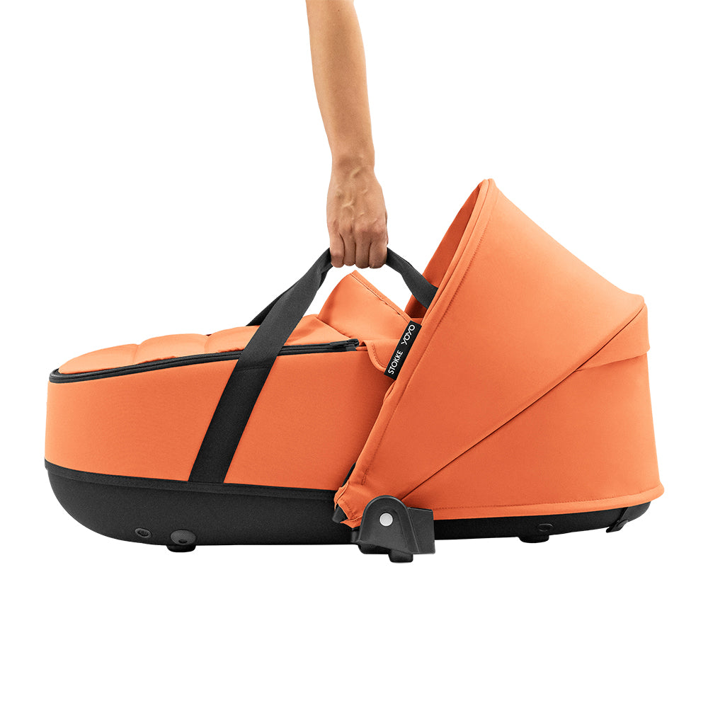 stokke-yoyo-baby-stroller-complete-set-black-frame-with-peach-seat-pack-bassinet-baby-nursery-yoyo-yo501spb04