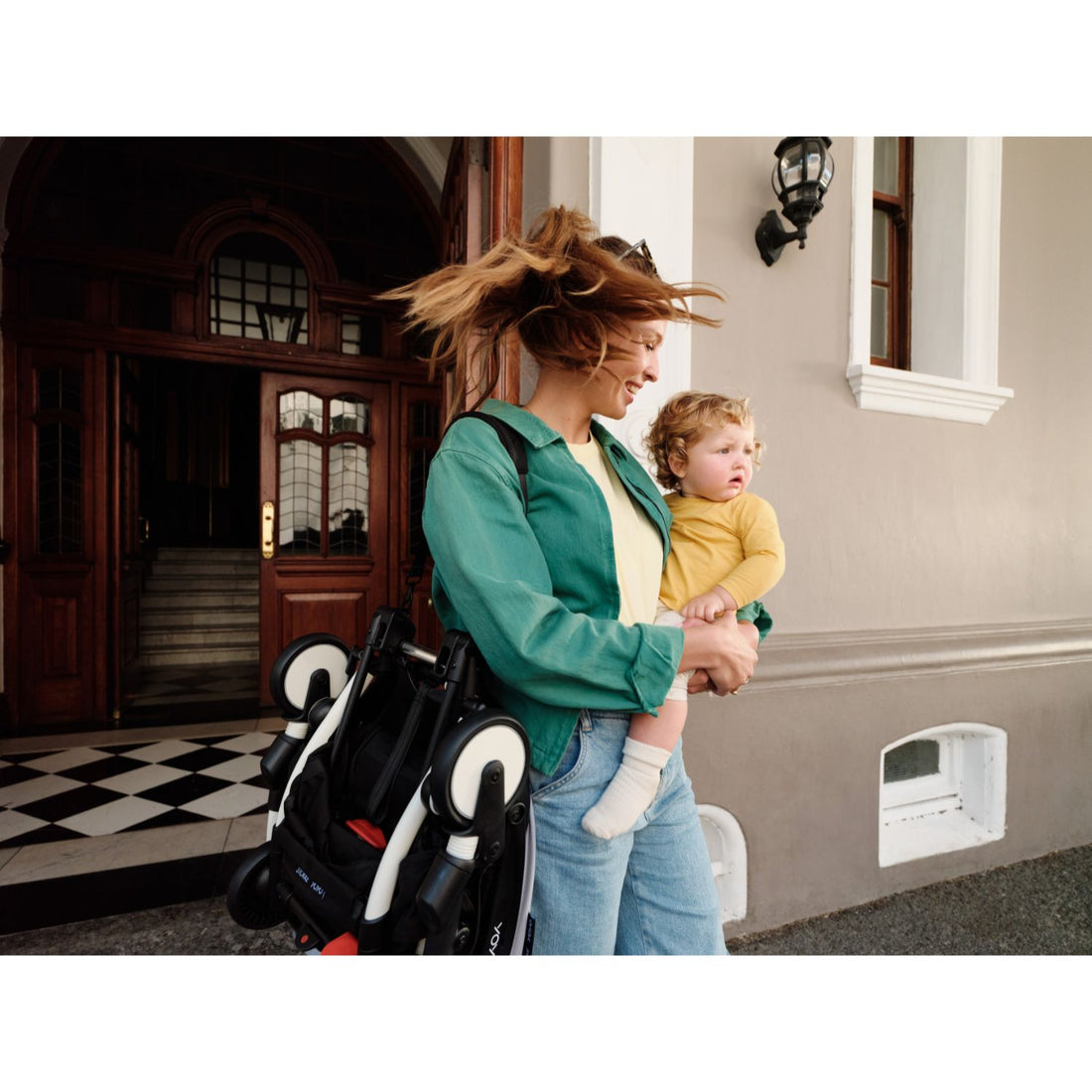 Stokke YOYO³ 6+ Baby Stroller Set - White Frame with Black 6+ Color Pack (Pre-Order; Est. Delivery in 4-6 Weeks)