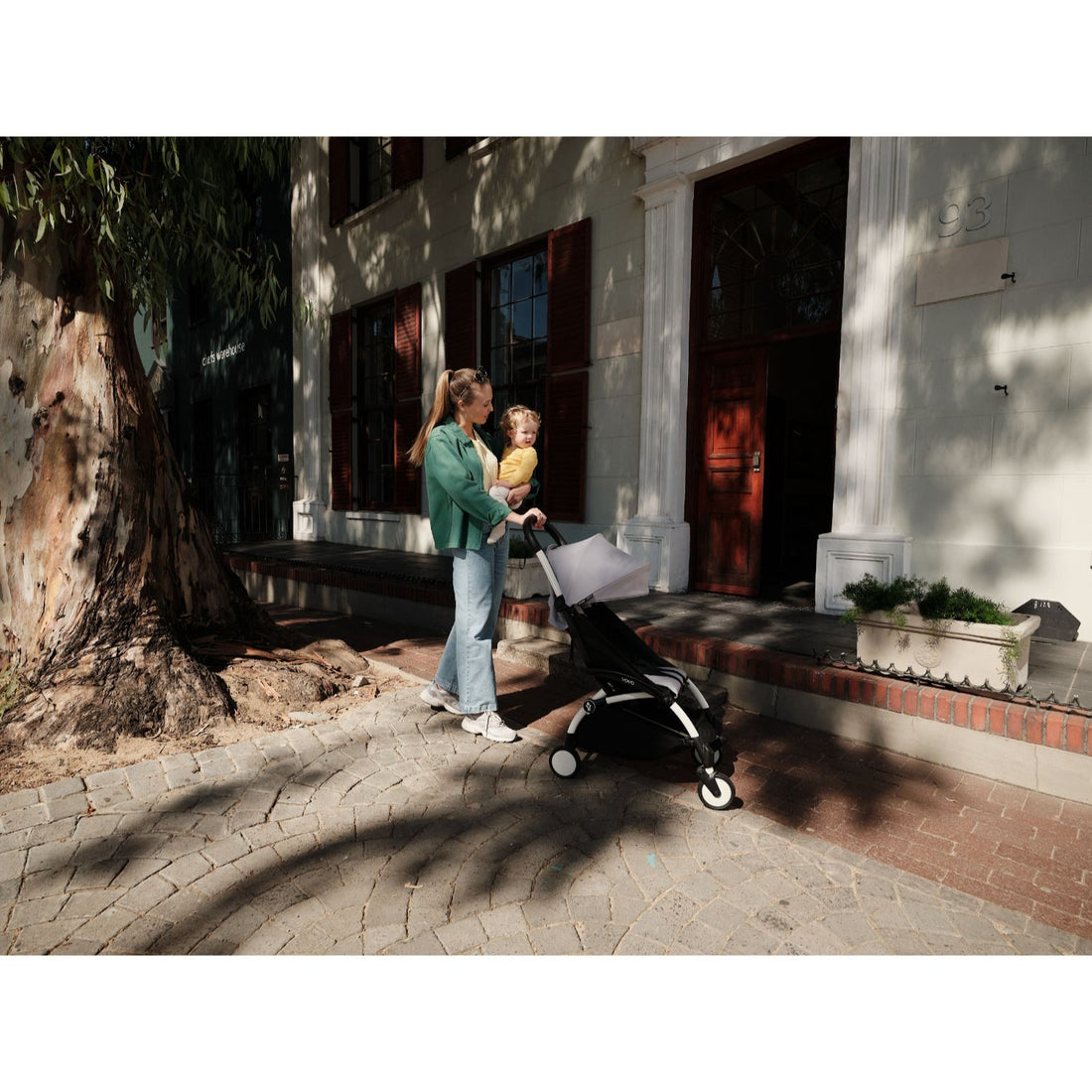 Stokke YOYO³ 6+ Baby Stroller Set - White Frame with Black 6+ Color Pack (Pre-Order; Est. Delivery in 4-6 Weeks)