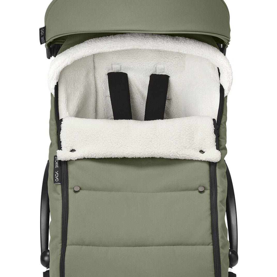 stokke-yoyo³-footmuff-olive-yoyo-646611