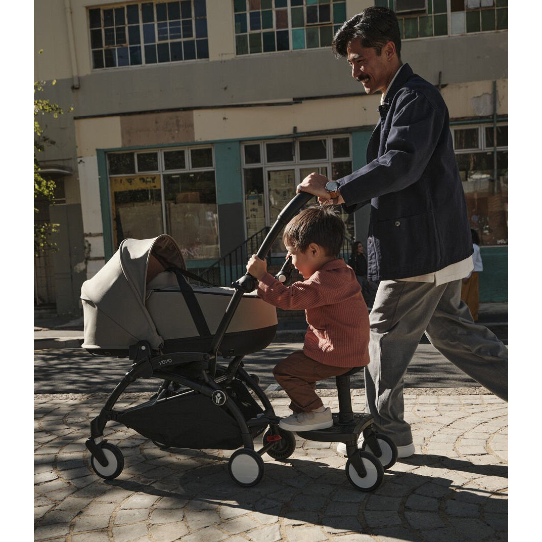 Nacelle Nouveau-né Stokke YOYO (0-6 Mois) | Coque Semi-rigue, Matelas Double | Pour Cadre YOYO Vendu Séparément | Noir - 8
