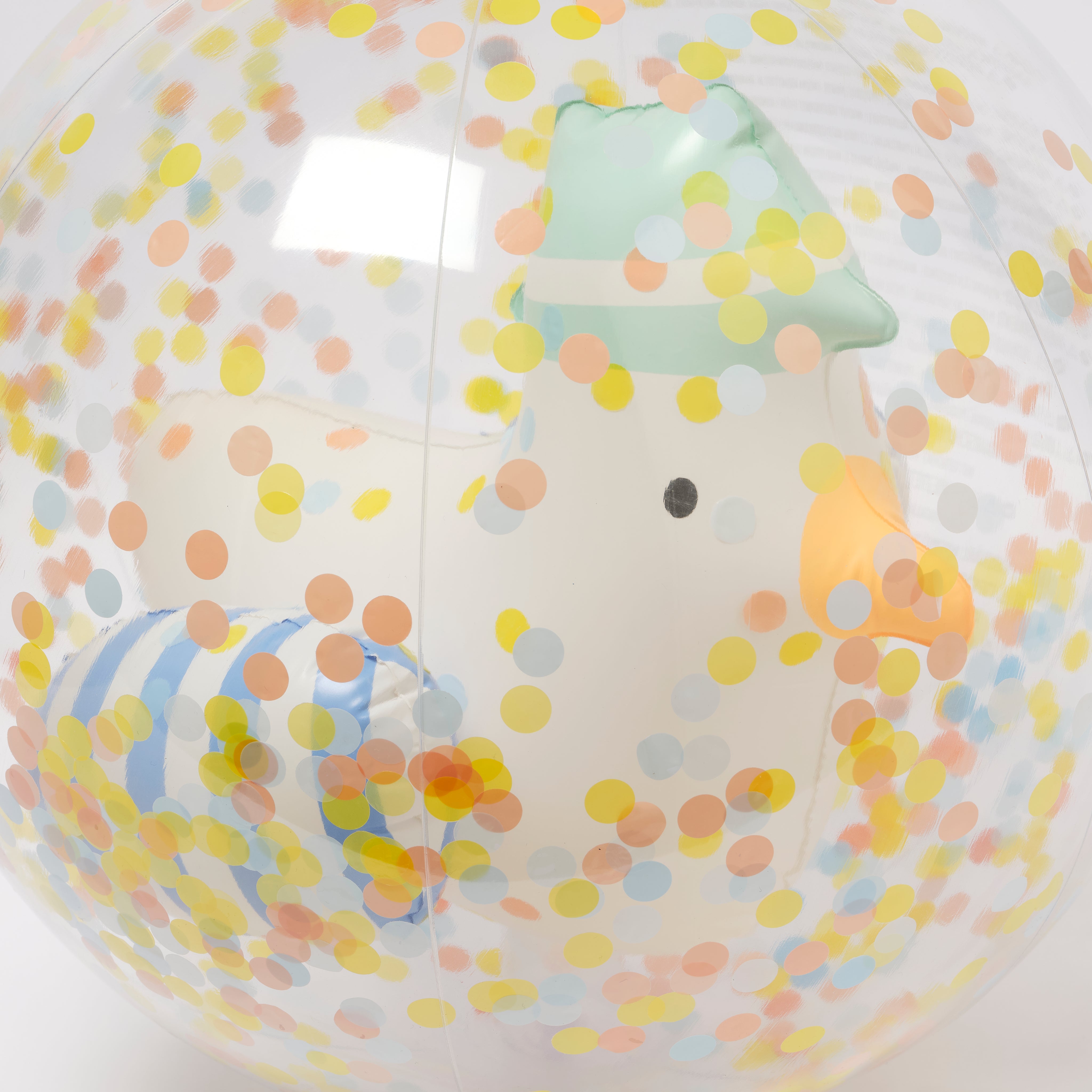 Sid Inflatable Head SUNNYLiFE 3D Inflatable Beach Ball Sid The Seagull Blue Stripe – Petit ...
