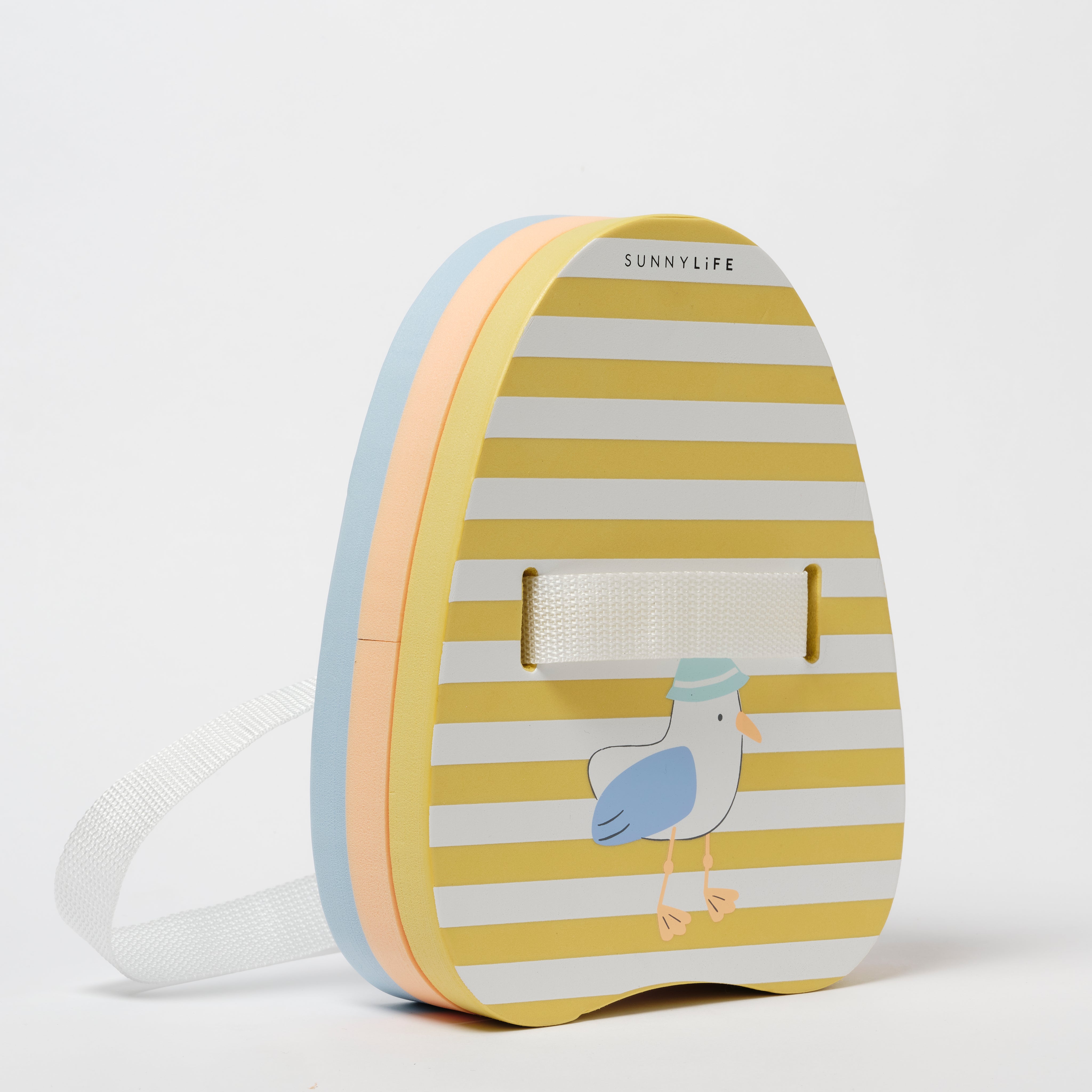 sunnylife-bubble-back-float-sid-the-seagull-mustard-stripe-sunl-s51bbfms