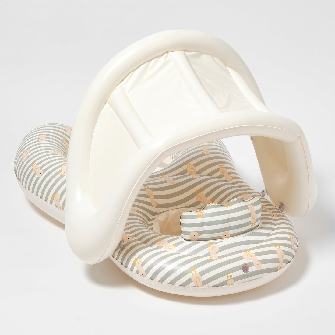 sunnylife-float-together-baby-seat-duck-sage-stripe-sunl-s51fbsgr