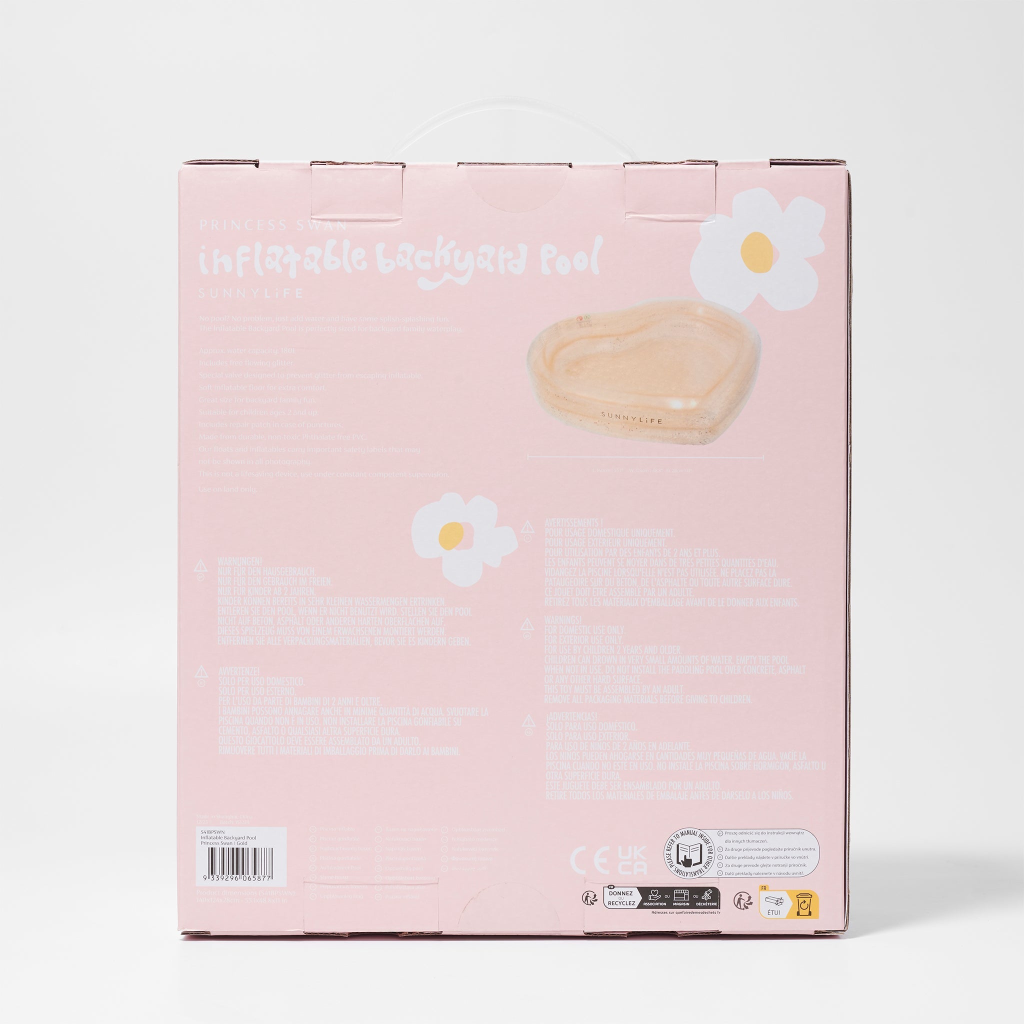 sunnylife-inflatable-backyard-pool-princess-swan-gold-sunl-s41bpswn