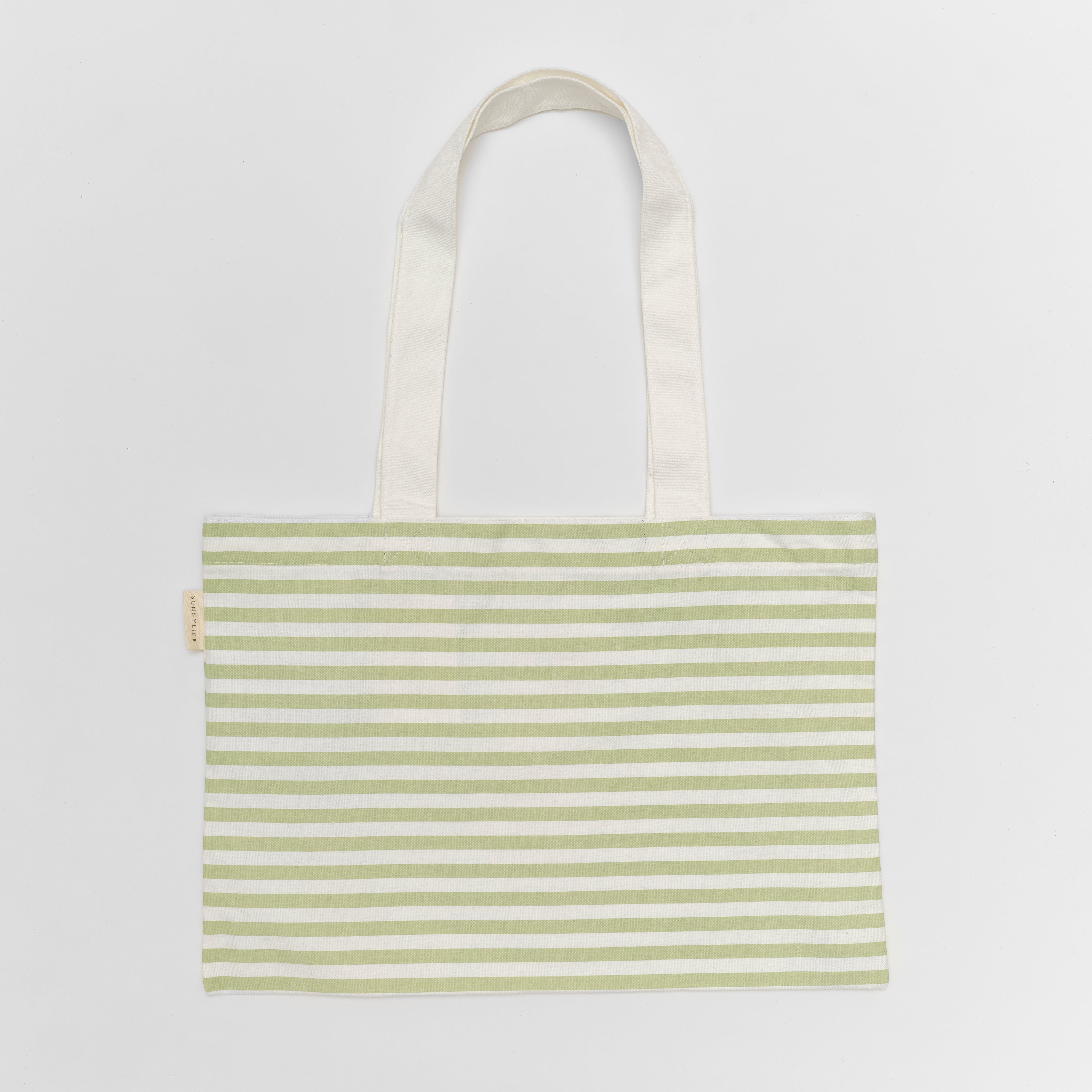 sunnylife-kids-canvas-beach-bag-duck-sage-stripe-sunl-s51kcbgr