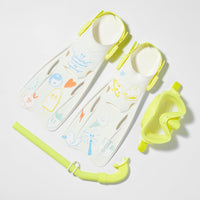 sunnylife-kids-snorkel-set-medium-the-sea-kids-yellow-sunl-s41dskds