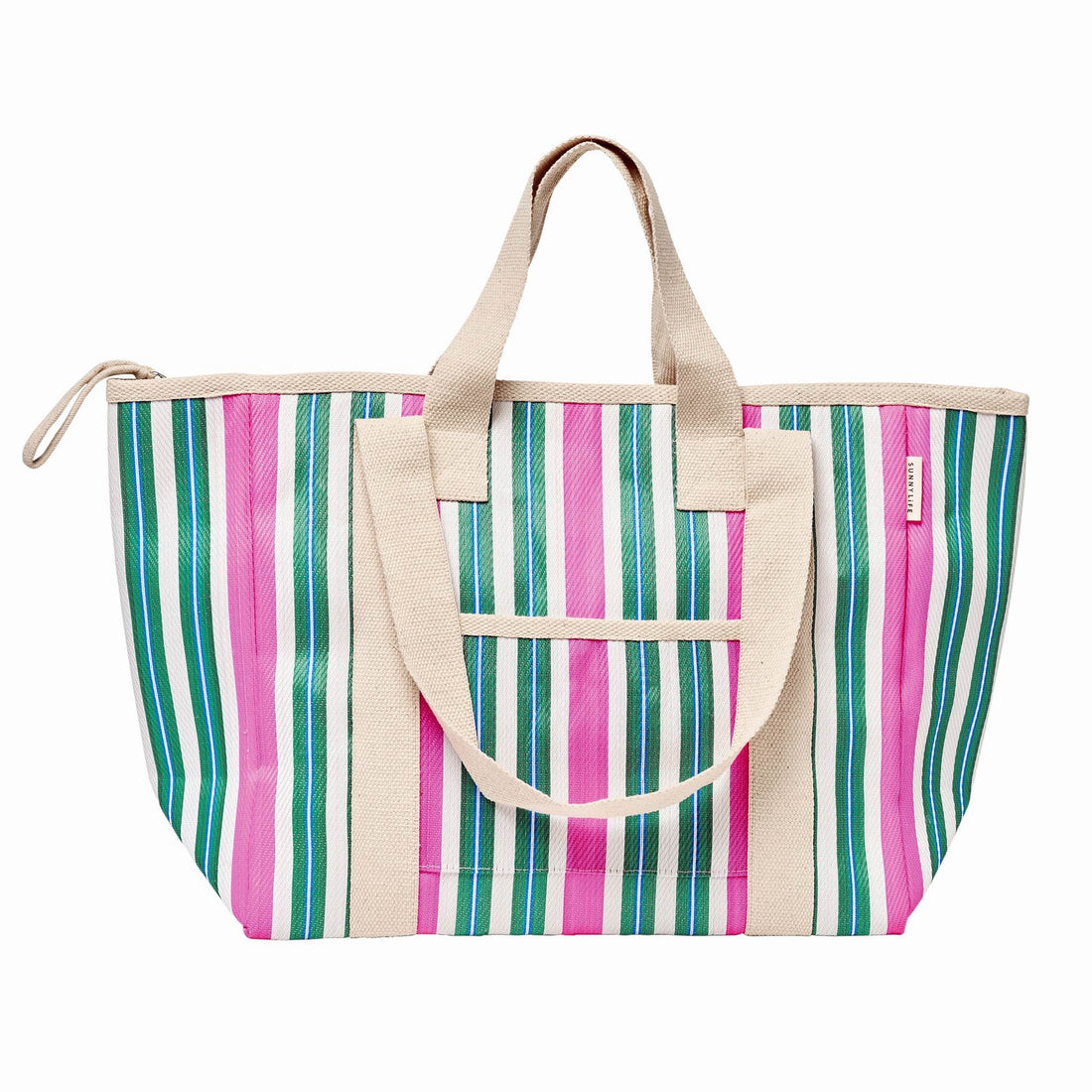 sunnylife-recycled-nylon-drinks-cooler-bag-seagrass-green-multi-kitchen-clothing-wear-fashion-accessories-sunl-s61wcdss-002