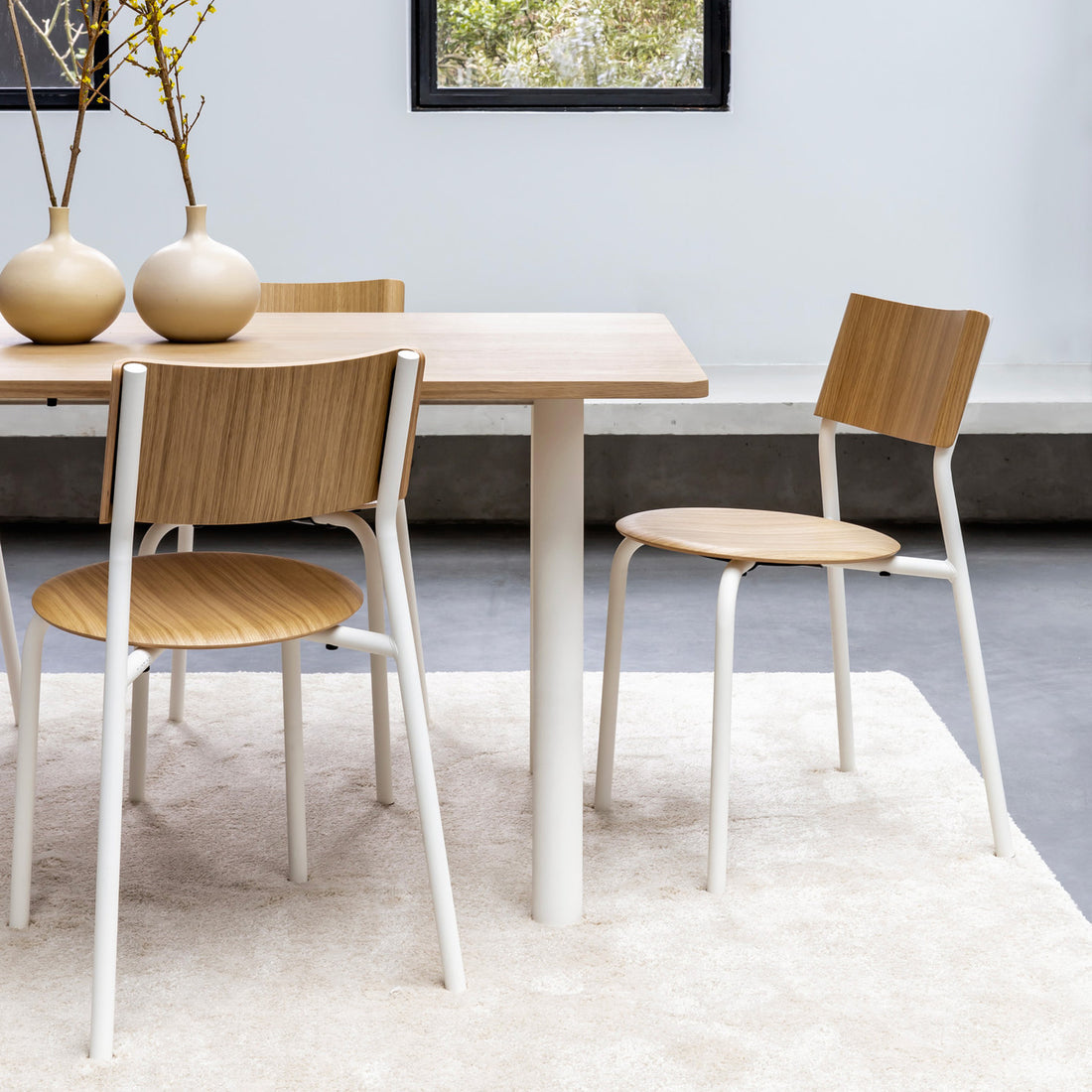 TIPTOE SSD Chair Oak - Cloudy White - 47.5cm