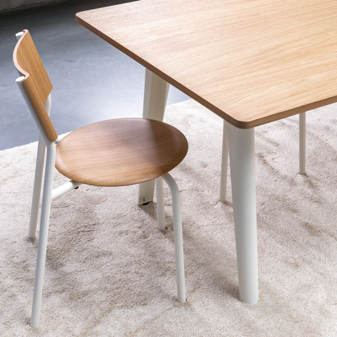 TIPTOE SSD Chair Oak - Cloudy White - 47.5cm