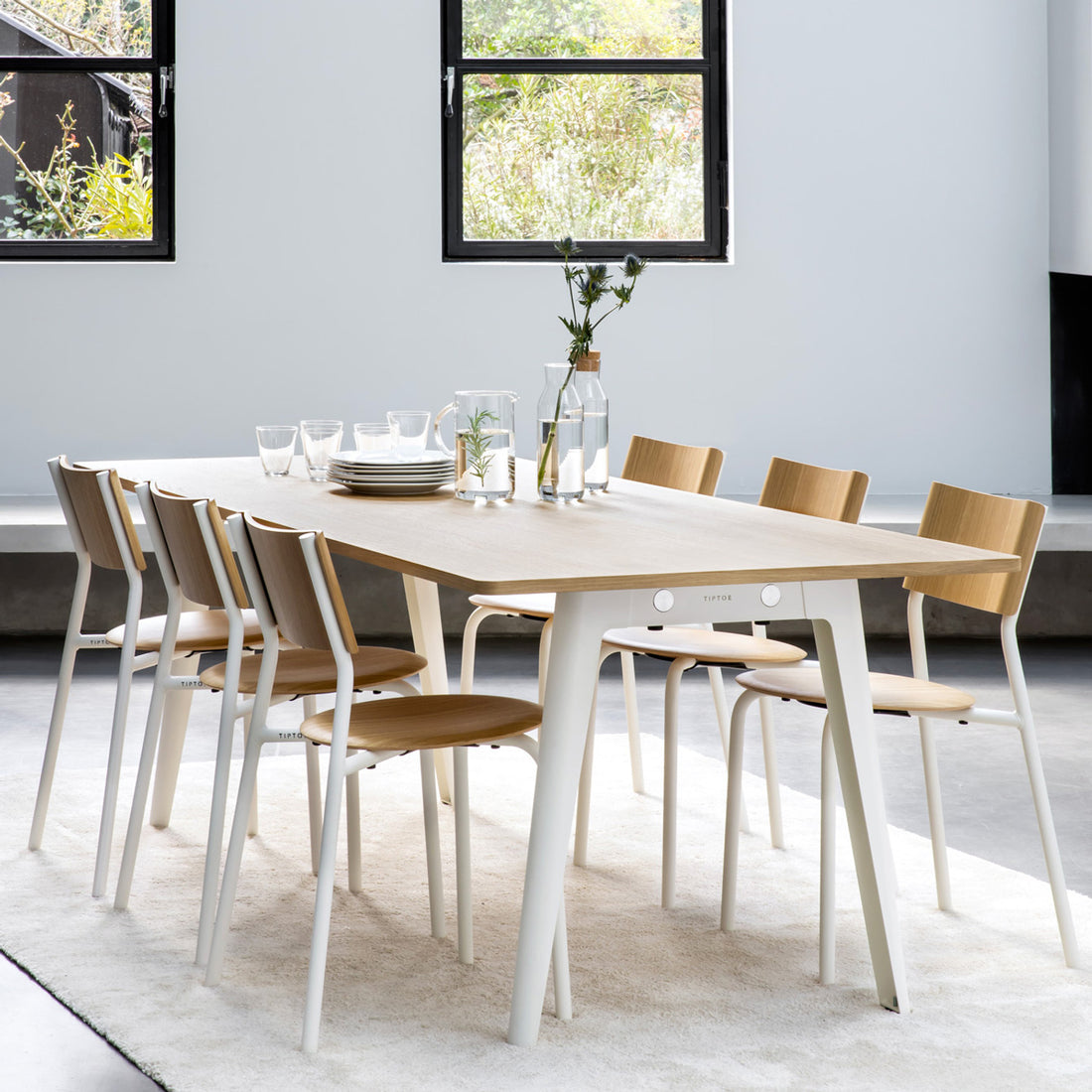 TIPTOE SSD Chair Oak - Cloudy White - 47.5cm