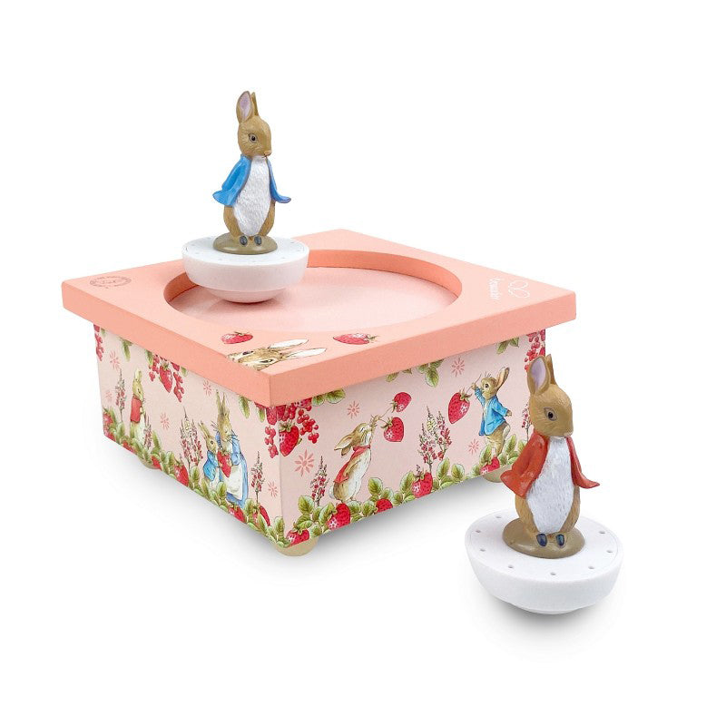 Trousselier Dancing Music Box Peter Rabbit Strawberries – Petit Bazaar