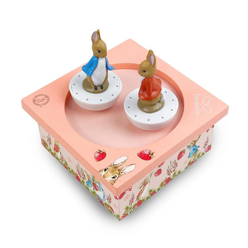 Trousselier Dancing Music Box Peter Rabbit Strawberries – Petit Bazaar