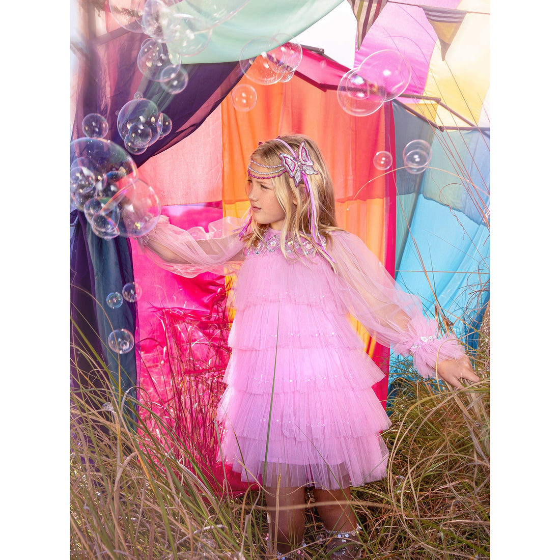Tutu du Monde Mystic Flower Tutu Dress Lilac Chiffon – Petit Bazaar
