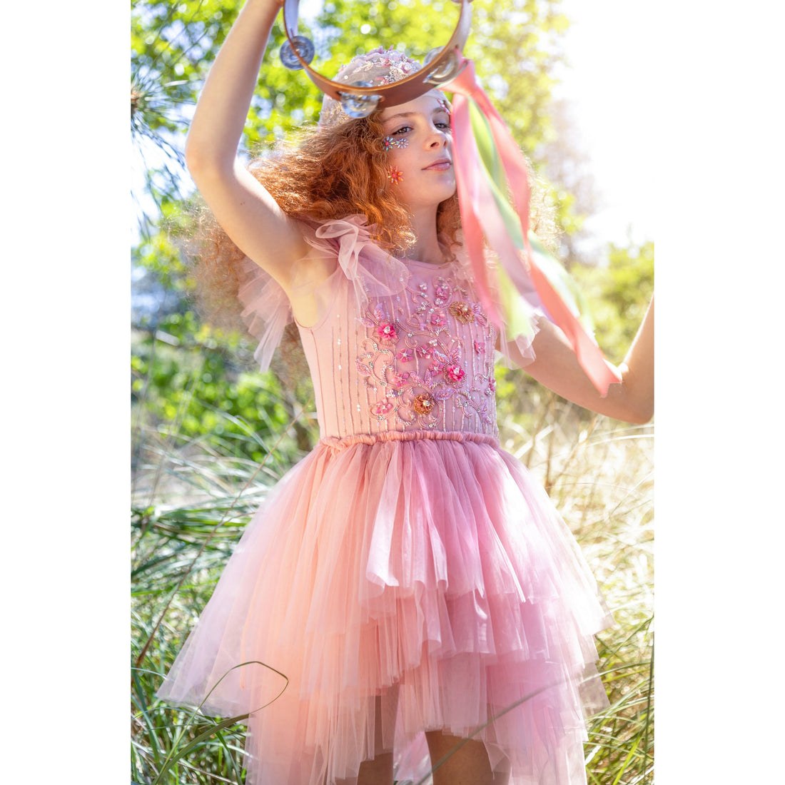 入荷now 安全 Tutu du Petit – Blush Peach Dress Tutu Blossom Peace Monde ワンピース