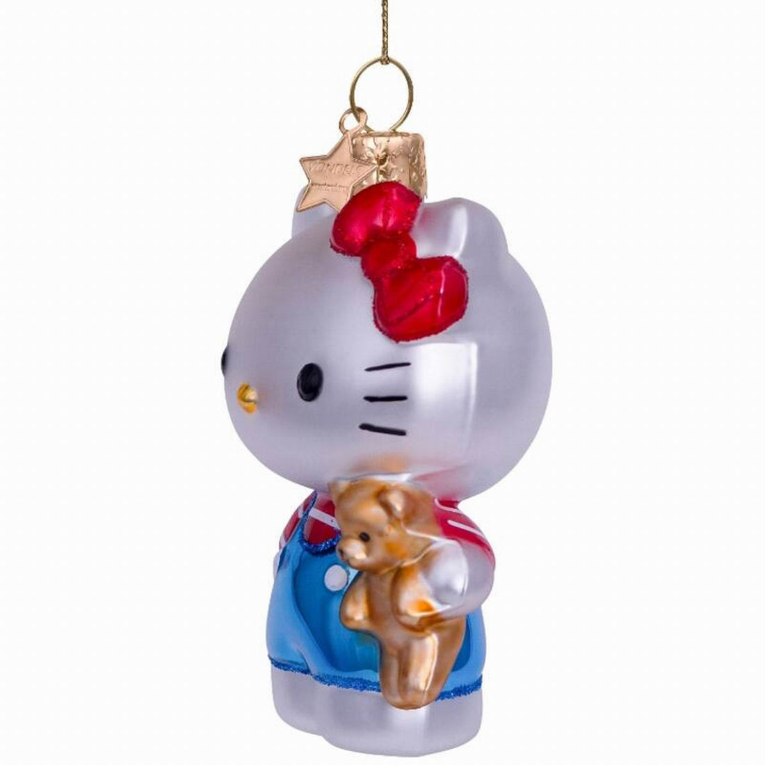 Vondels Ornament Glass Hello Kitty Blue w/Bear H9CM – Petit Bazaar