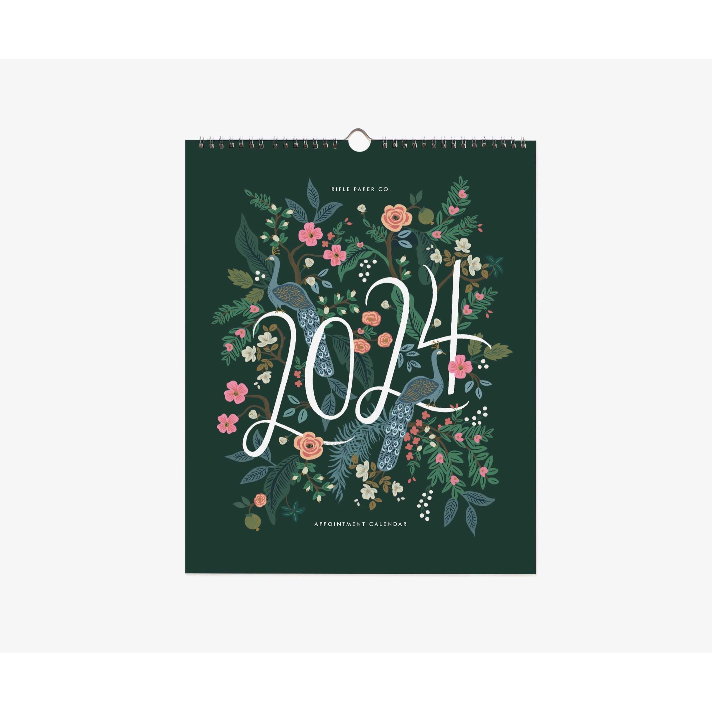 rifle-paper-co-2024-peacock-appointment-calendarhome-decor-stationery-rifl-cal082