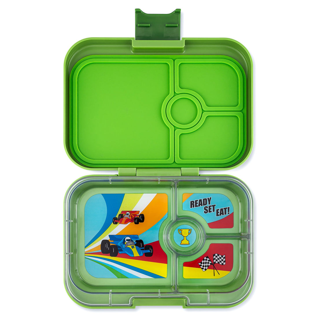 yumbox-panino-4-compartment-matcha-green-race-cars-yumb-mgii202303c