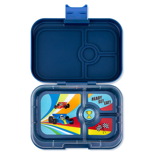 yumbox-panino-4-compartment-monte-carlo-blue-race-cars-yumb-mbii202303c