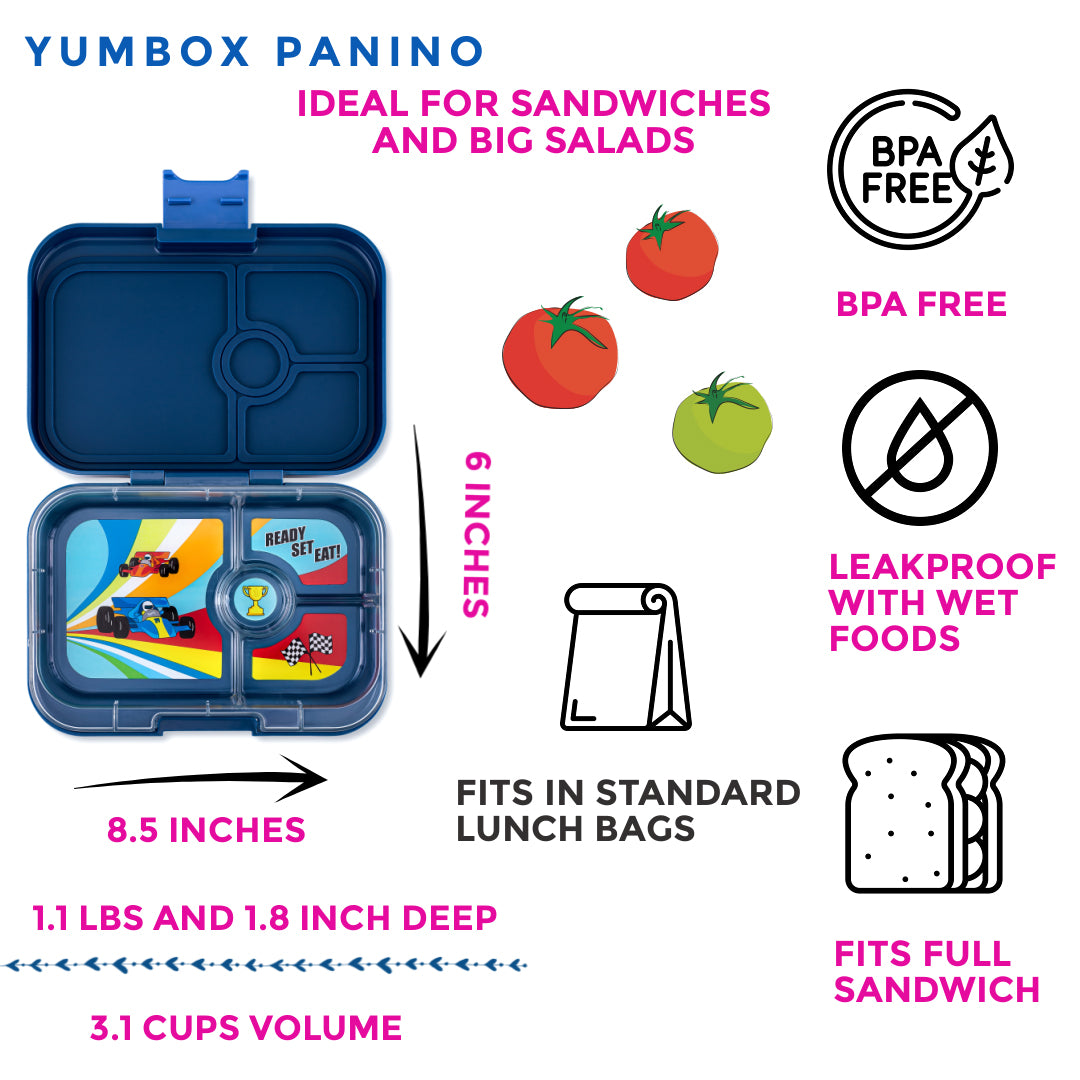 yumbox-panino-4-compartment-monte-carlo-blue-race-cars-yumb-mbii202303c