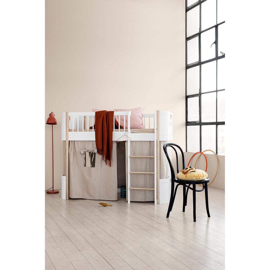 Oliver Furniture Wood Curtain For Wood Mini+ Low Loft Bed