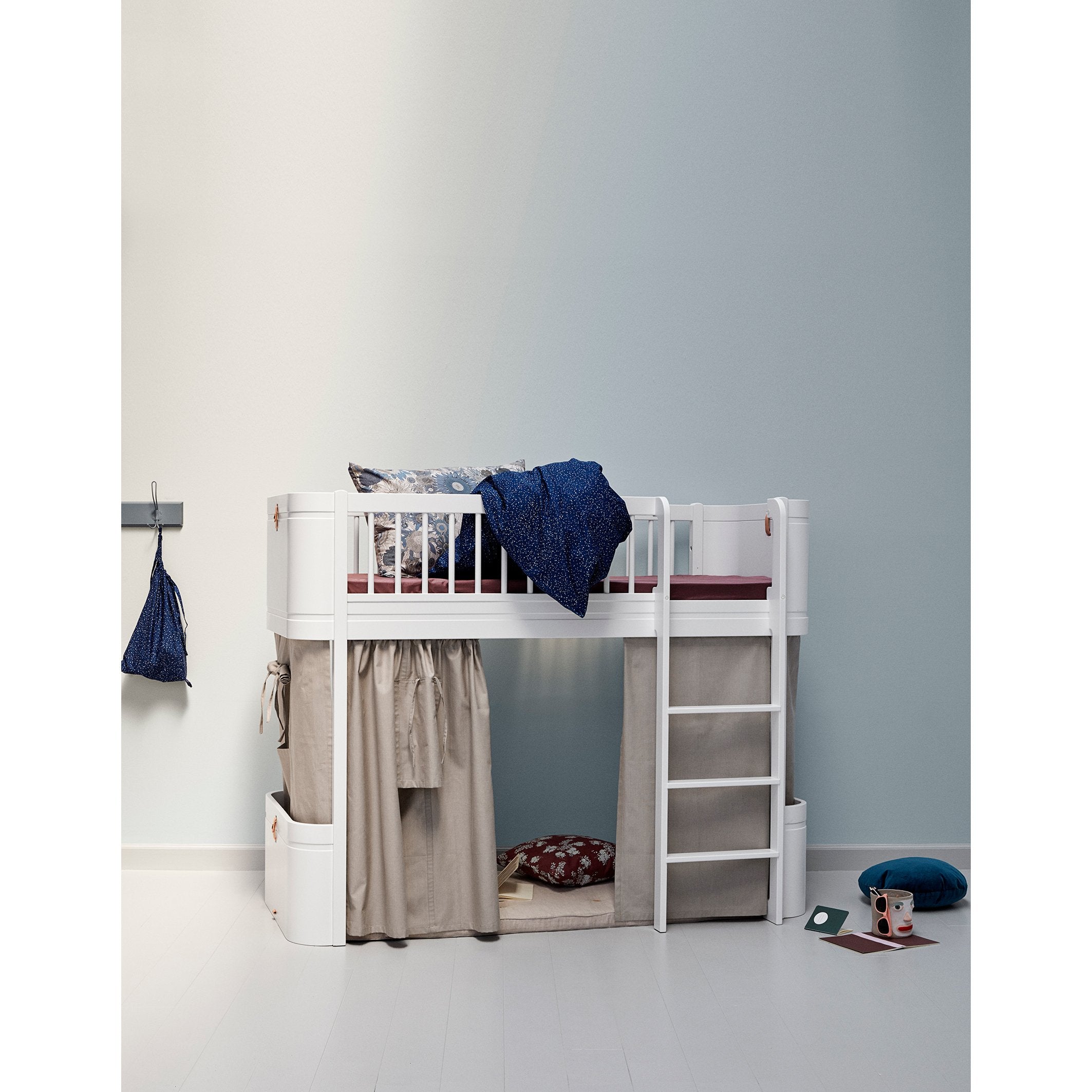 Oliver Furniture Wood Curtain For Wood Mini+ Low Loft Bed