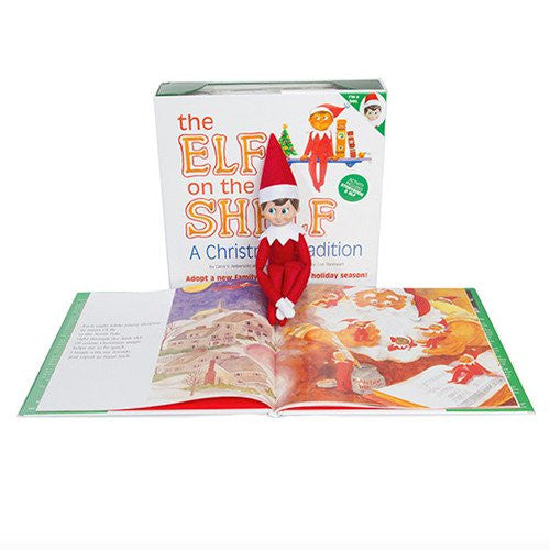 A Christmas Tradition Book With Light Skin Tone Boy Elf