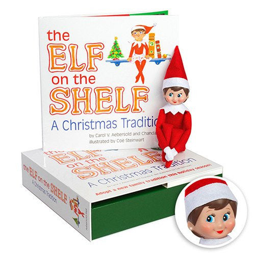 A Christmas Tradition Book With Light Skin Tone Girl Elf