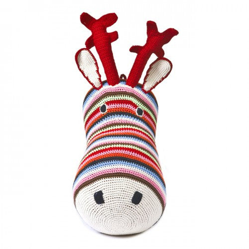 Anne-Claire Petit Reindeer Head Crochet - Multi Color