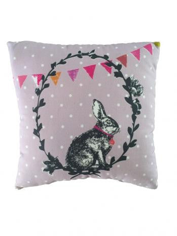 Barnabe Rabbit Musical Cushion - Purple